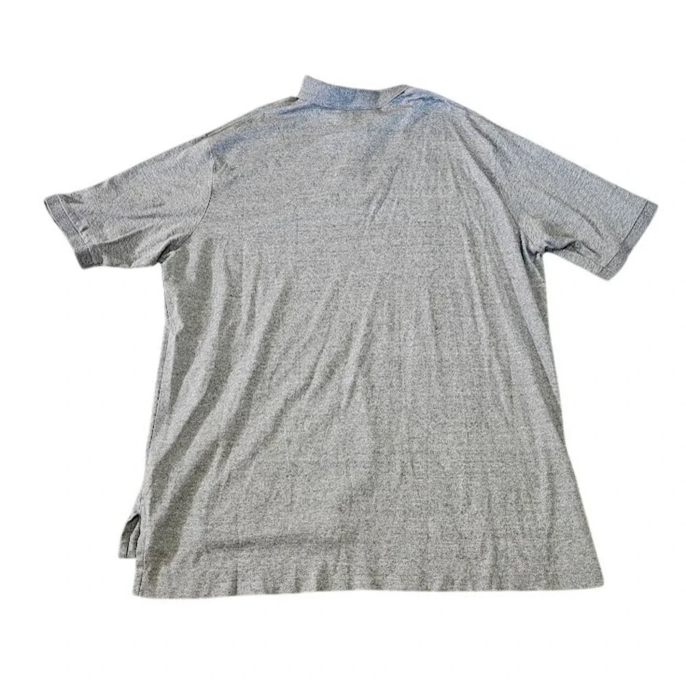 Polo Ralph Lauren Polo Shirt Men 3XLT Gray Short Sleeve Cotton Big & Tall Pony
